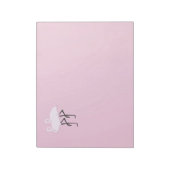 Pink Flamingos Notizblock (Rotiert)