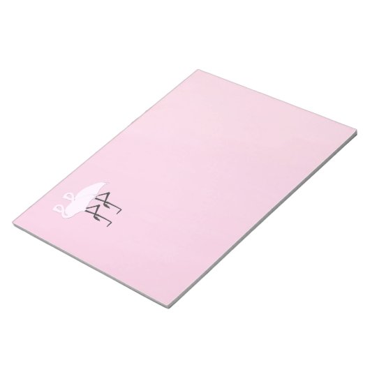 Pink Flamingos Notizblock (angewinkelt)