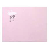 Pink Flamingos Notizblock (Vorderseite)