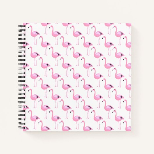 Pink Flamingos Notizbuch (Vorderseite)