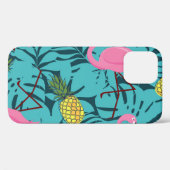 Pink Flamingos Palm: Exotic Hawaii Case-Mate iPhone Hülle (Rückseite (Horizontal))