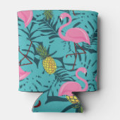 Pink Flamingos Palm: Exotic Hawaii Dosenkühler (Rückseite)