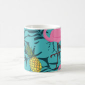 Pink Flamingos Palm: Exotic Hawaii Kaffeetasse (Mittel)