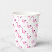 Pink Flamingos Pappbecher (Vorderseite)