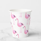 Pink Flamingos Pappbecher (Vorderseite)