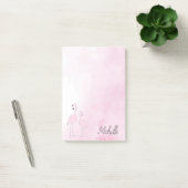 Pink Flamingos Personalisiert Post-it Klebezettel (Büro)
