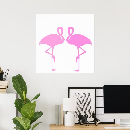 Pink Flamingos Poster (Heimbüro)