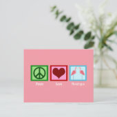 Pink Flamingos Postkarte (Stehend Vorderseite)