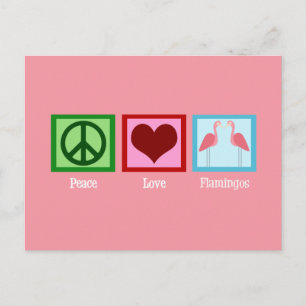Pink Flamingos Postkarte