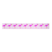 Pink Flamingos Ribbon Satinband (Vorderseite)