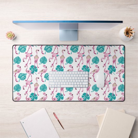Pink Flamingos Schreibtischunterlage (Büro 1)
