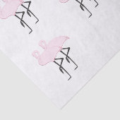 Pink Flamingos Seidenpapier (Ausschnitt)