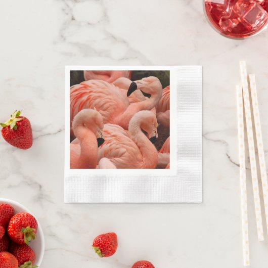Pink Flamingos Serviette (Beispiel)
