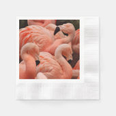 Pink Flamingos Serviette (Vorderseite)