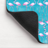 Pink Flamingos Summer Beach Mousepad (Ecke)