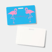 Pink Flamingos Thunder_Cove Ausweis (Vorder- & Rückseite)