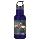 Pink Flamingos Trinkflasche (Vorderseite)