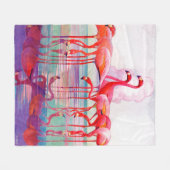 Pink Flamingos von Francis Lee Jaques Fleecedecke (Vorderseite (Horizontal))