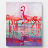 Pink Flamingos von Francis Lee Jaques Fotoplatte (Vorderseite)
