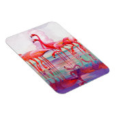 Pink Flamingos von Francis Lee Jaques Magnet (Rechte Seite)