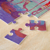 Pink Flamingos von Francis Lee Jaques Puzzle (Seite)