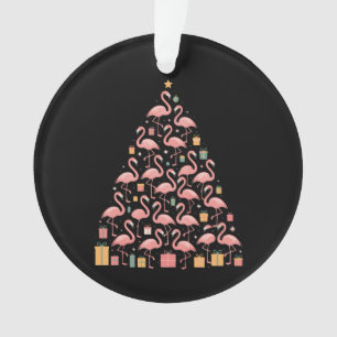 Pink Flamingos Weihnachtsbaum Feiertag Weihnachten Ornament