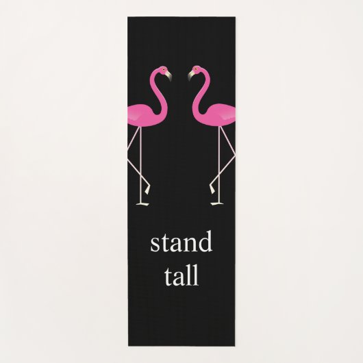 Pink Flamingos Yoga Mat Yogamatte (Vorderseite)