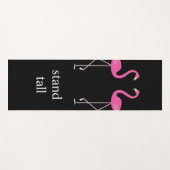 Pink Flamingos Yoga Mat Yogamatte (Vorderseite (Horizontal))