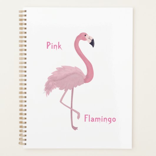 Pink Flamingp Planer (Vorderseite)