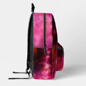 Pink Flare Night Sky Bedruckter Rucksack (Links)