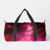 Pink Flare Night Sky Duffle Bag (Vorderseite)