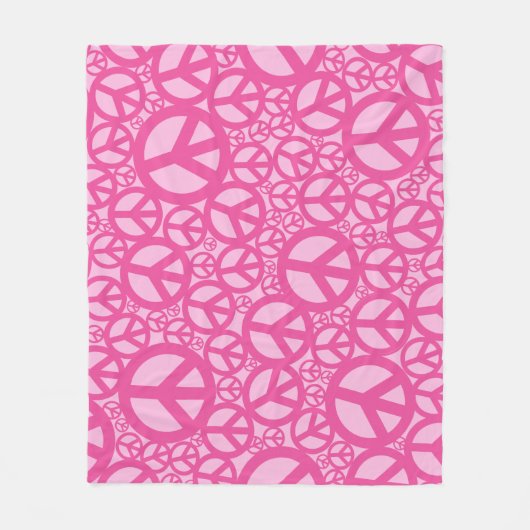 Pink Fleecedecke (Vorderseite)