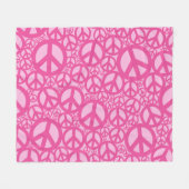 Pink Fleecedecke (Vorderseite (Horizontal))