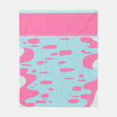 Pink Fleecedecke (Vorderseite)