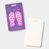 Pink Flip Flops Thunder_Cove Ausweis (Vorder- & Rückseite)