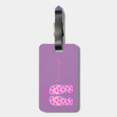 Pink Flip Flops Thunder_Cove Gepäckanhänger (Rückseite vertikal)