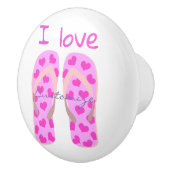 Pink Flip Flops Thunder_Cove Keramikknauf (Rechts)