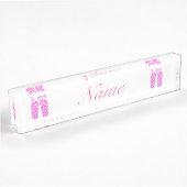 Pink Flip Flops Thunder_Cove Namensplakette