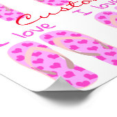 Pink Flip Flops Thunder_Cove Poster (Ecke)