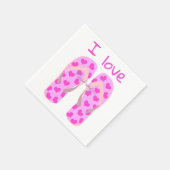 Pink Flip Flops Thunder_Cove Serviette (Ecke)