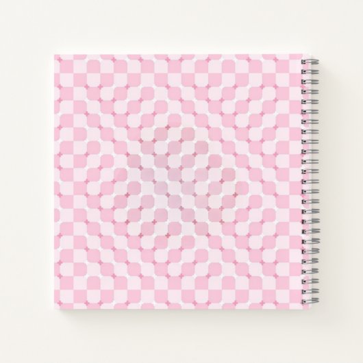 Pink Floaty Bliss Notizblock (Rückseite)