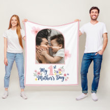  Pink Floral 1st Mother's Day Custom Keepsake