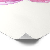 Pink Floral 3 John 1:2 Schrift Christlich Poster (Ecke)