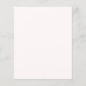 Pink Floral 50. Buch Thema Geburtstag Einladung (Rückseite)