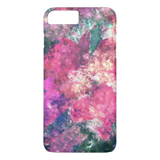 Pink Floral Abstrakt iPhone Case