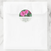 PInk Floral Address Stickers (Tasche)
