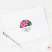 PInk Floral Address Stickers (Umschlag)