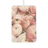 Pink Floral Air Freshener Autolufterfrischer (Vorderseite)