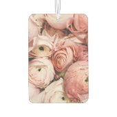Pink Floral Air Freshener Autolufterfrischer (Rückseite)