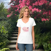 Pink Floral Arabisch Good Abend T - Shirt